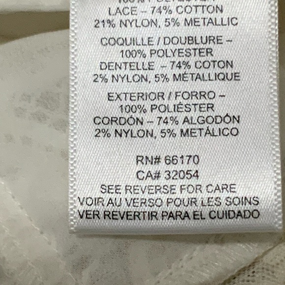 NWOT Verb by Pallavi Singhee Sleeveless Blouse Ivory
Size M - Picture 13 of 13